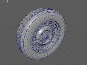 車の車輪 3Dモデル