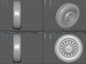 Car wheel 3D Модель