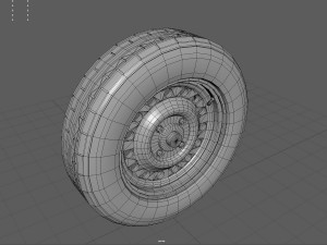Car wheel 3D Модель