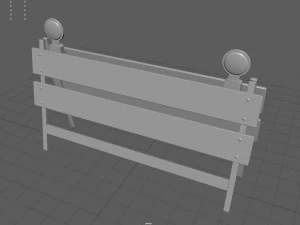 İnşaat Bariyeri 3D Model