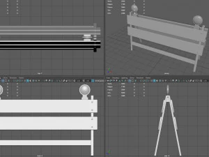 İnşaat Bariyeri 3D Model