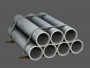 Hormigon tubes Modelo 3D
