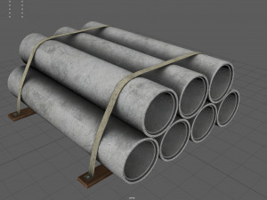 Hormigon tubes Modelo 3D