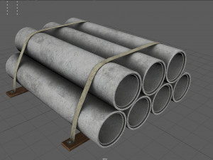 Hormigon tubes Modelo 3D