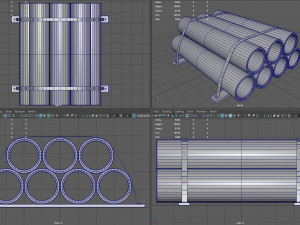 Hormigon tubes Modelo 3D