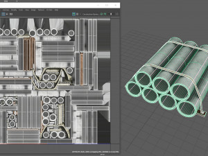 Hormigon tubes Modelo 3D