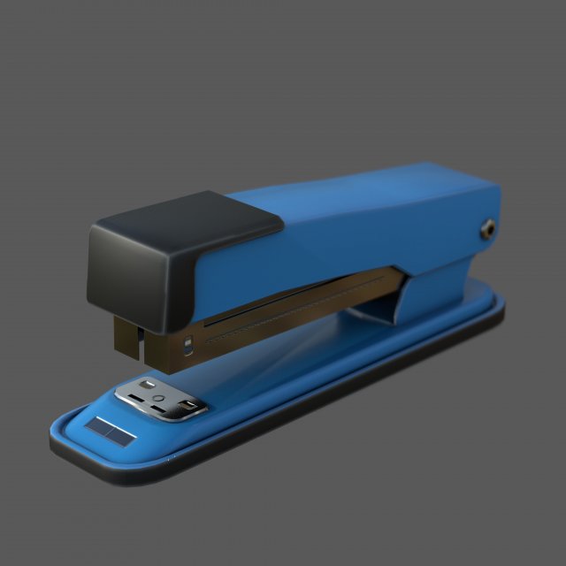 Stapler 3D Модель .c4d .max .obj .3ds .fbx .stl .blend 