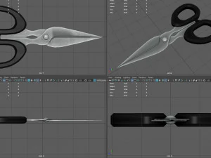 कैंची 3D मॉडल