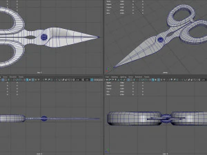 कैंची 3D मॉडल