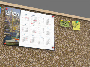 Corkboard Model 3D