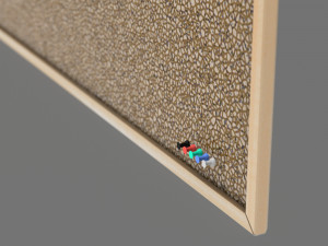 Corkboard Model 3D