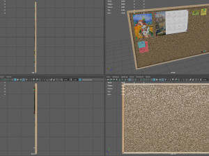 Corkboard Model 3D