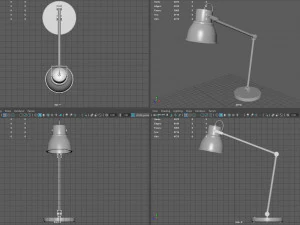 Desk Lamp 3D Model