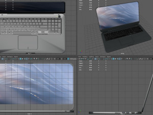 Laptop 3D Model