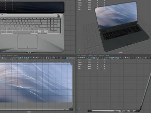 Laptop 3D Model