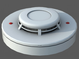 Smoke Detector 3D Model