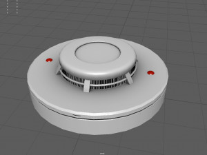 Smoke Detector 3D Model