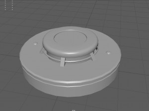 Smoke Detector 3D Model