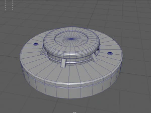 Rilevatore di fumo Modello 3D