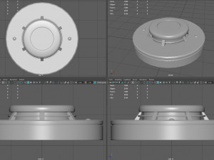 Smoke Detector 3D Model