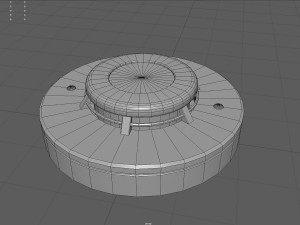 Smoke Detector 3D Model