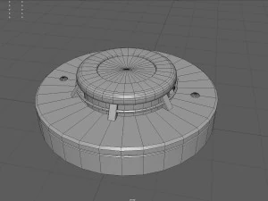 Rilevatore di fumo Modello 3D