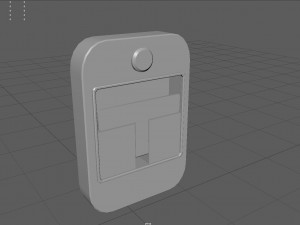 Manual fire alarm activation Modello 3D