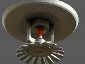 Fire Sprinkler Model 3D