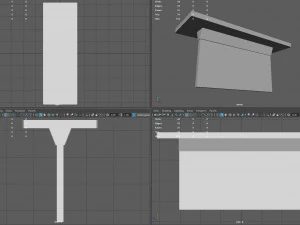 출구 표지판 3D 모델