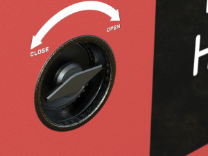 Fire hose reel 3D-Modell