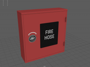 Fire hose reel 3D-Modell