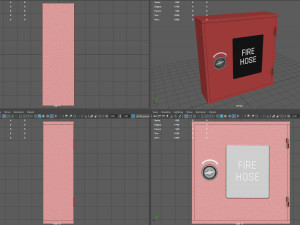 Fire hose reel 3D-Modell