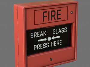 Fire alarm activation 3D मॉडल