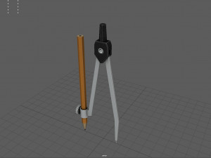 Compass drawing tool 3D Модель