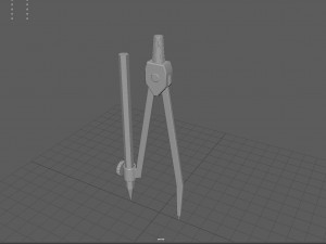 Compass drawing tool 3D Модель