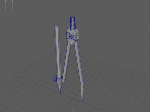 Compass drawing tool 3D Модель