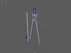 Narzędzie do rysowania kompasu Model 3D