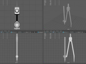Compass drawing tool 3D Модель