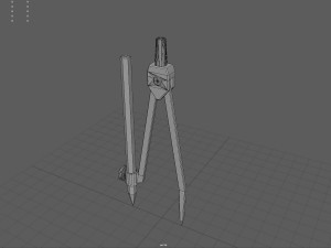 Compass drawing tool 3D Модель
