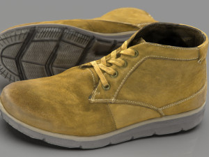 Leather Boots 4 Modello 3D