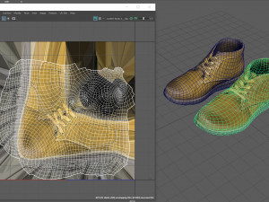 Leather Boots 4 3D Model