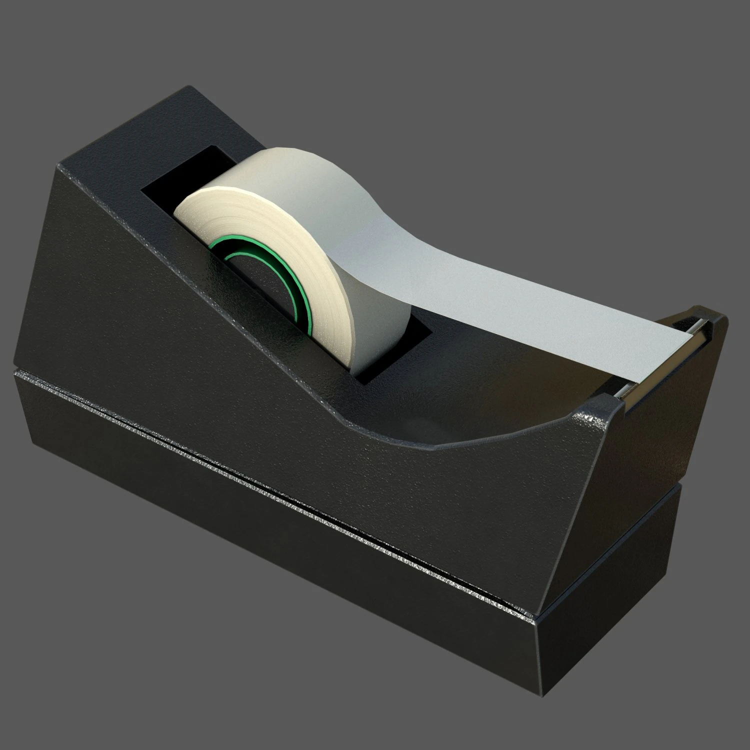 Adhesive tape dispenser 3D Model .c4d .max .obj .3ds .fbx .stl .blend 
