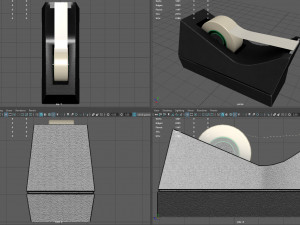 Adhesive tape dispenser Modelo 3D