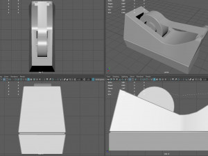 Adhesive tape dispenser Modelo 3D