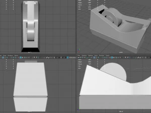 Adhesive tape dispenser 3D Model
