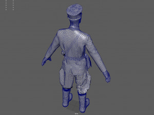 Afrika Korps Modello 3D