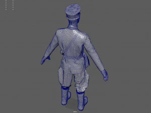 アフリカ軍団 3Dモデル