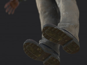 Construction worker Modello 3D