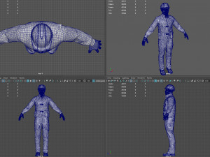 Construction worker Modello 3D