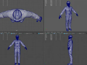 Construction worker 3D Model